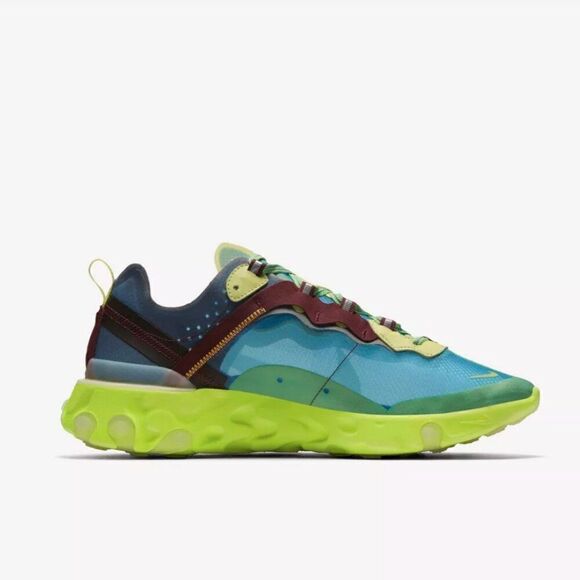 New Nike React Element 87 x Undercover Multi BQ2718-400 Men 8.5 US 7.5 UK 42 EUR - Picture 5 of 7
